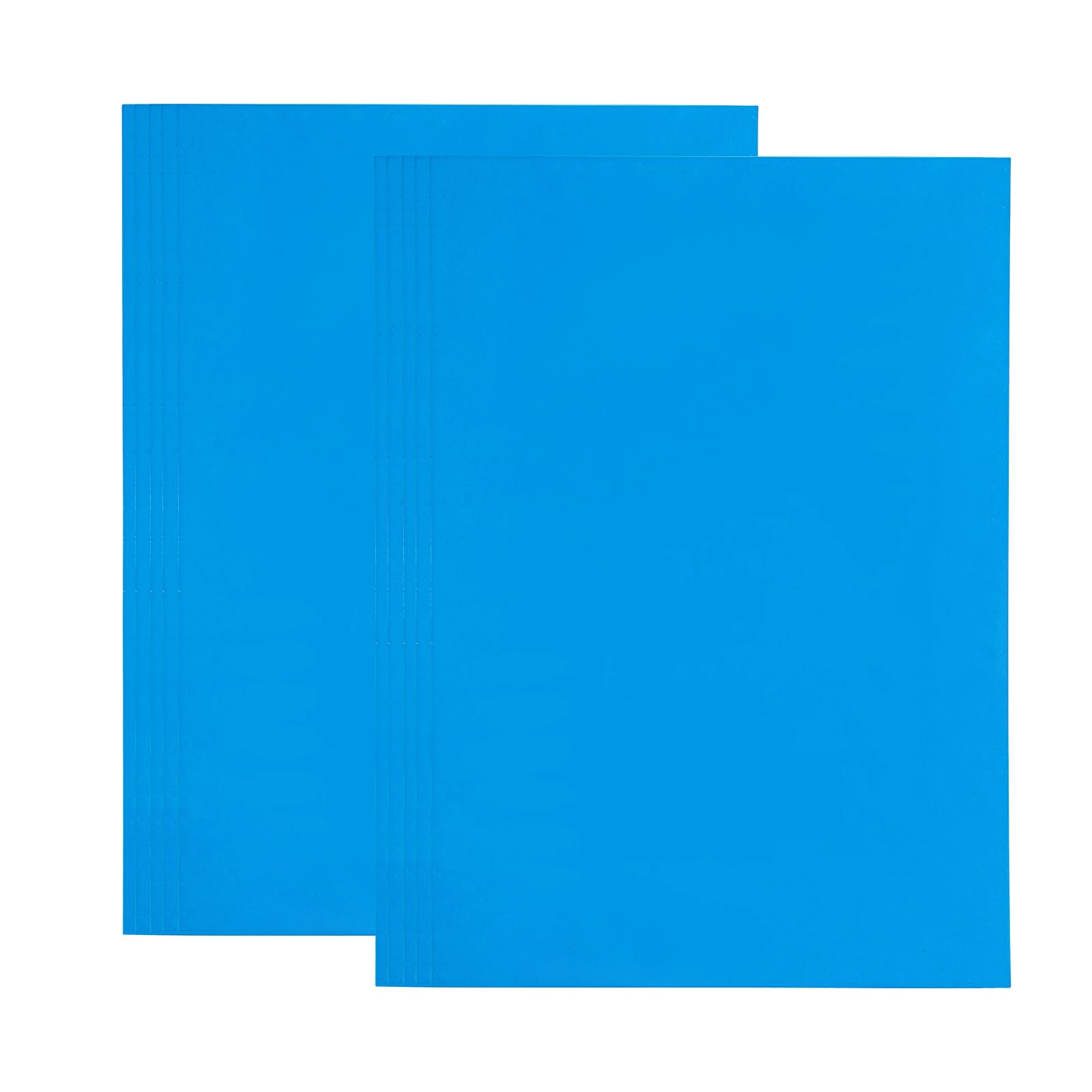 Photo 1 of 10-Pack A4 Colored PVC Flexible Plastic Sheets, 0.3mm Blue Transparent Film for Office Reports, Presentation Covers, Document Protection & DIY Crafts