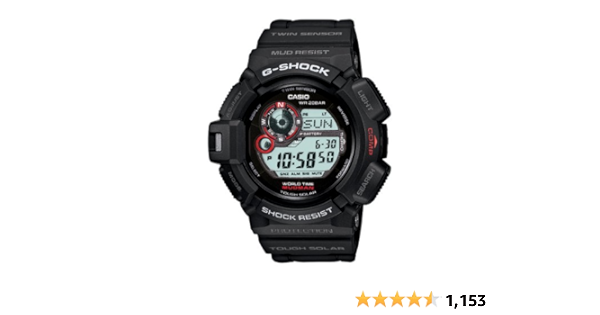 Amazon.com: CASIO Men's G9300-1 Mudman G-Shock Shock Resistant  Multi-Function Sport Watch : Clothing, Shoes \u0026 Jewelry