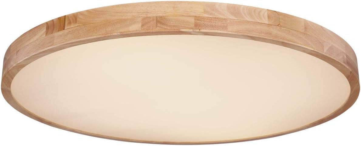 Globo Rainer Ceiling Light, Wood Look