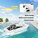 RC Boat Remote Control Boats for Pools and Lakes, ROTOBAND 2.4GHz 14km/h Mini RC Ships Boats Watercraft Toys for Kids Adults Boys Girls (White)