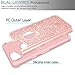 LeYi Pixel 2 Case, Google Pixel 2 Case, Glitter Case with HD Screen Protector,Cute Girls Women Silicon Shockproof Cell Phone Accessories Protective Cover Case for Google Pixel2 TP Rose Rold