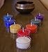 Beeswax Chakra Meditation Tealights Candles, Set of 8