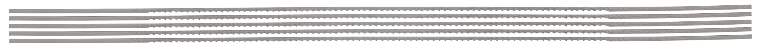 kwb by Einhell 49316350 Scroll Saw Blade Set, Silver, (Fits Einhell Scroll Saws, 127 mm long, 25 mm wide, 5 pieces)