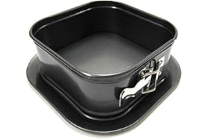 MDC Housewares 203-179 Non-Stick Square Spring Form Pan, 7-Inch, Dark Grey