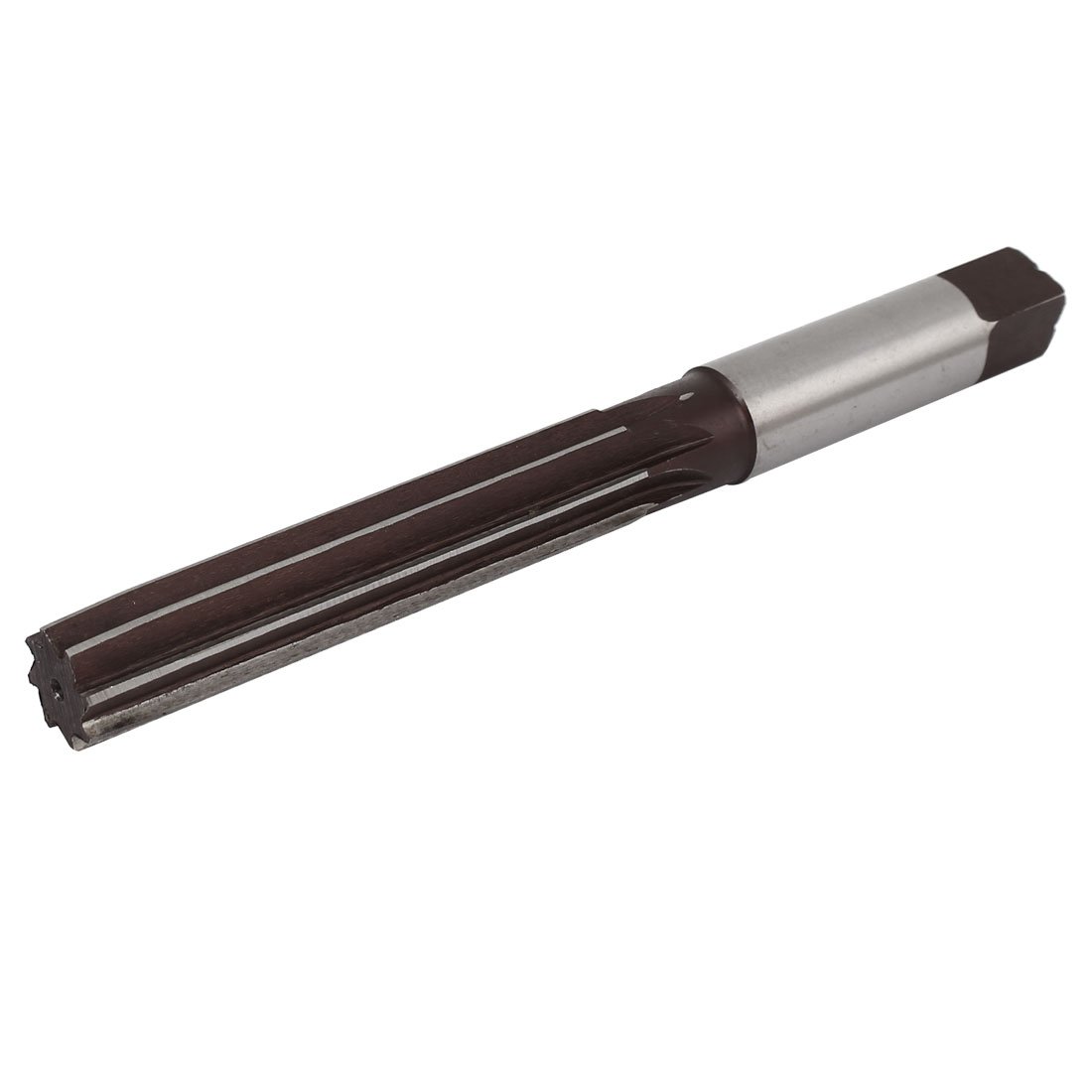 Sourcingmap 195mm Long 20mm Cutting Dia 8 Flutes Straight Shank Tool Steel Hand Reamer