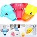 Rustark 3Pcs Cartoon Faucet Extender Sink Handle Extender for Toddler, Baby, Children Safe and Fun Hand-washing Solution (Set of 3, Yellow Duck, Pink Elephant, Blue Dolphin)