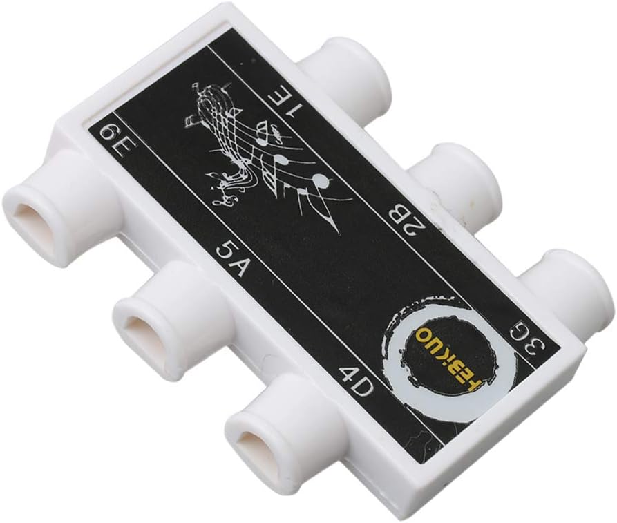 6.4x4.9x1.3cm Instrument Accessories Guitar String Tuning Plastic Guitar Pitch Pipe Tuner 6 tones E-A-D-G-B-E - Image 3