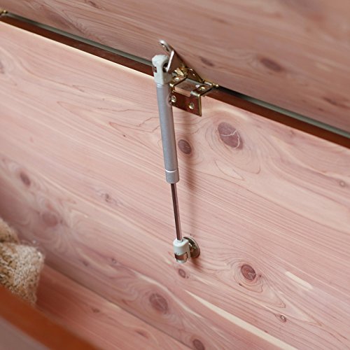 image for Belham Living Cedar Chest Mission Bench with Cushion - Cherry