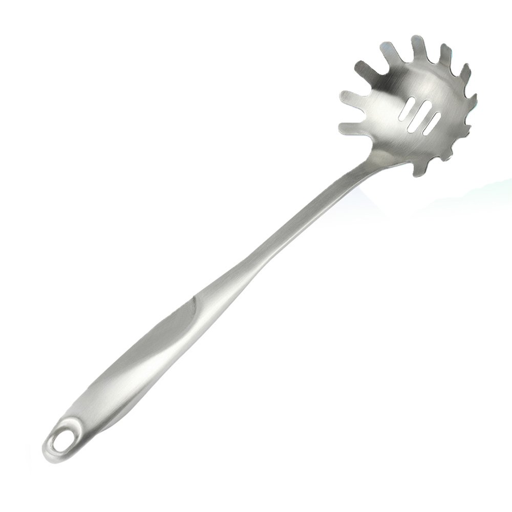 The Real Reason Your Spaghetti Spoon Has A Hole In It