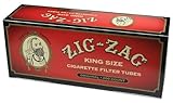 Zig Zag Cigarette Tubes Full Flavor King Size - 200ct Box
