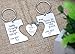 O.RIYA Daddy's Girl Mommy's World 3 Piece Keychain Pendant Necklace Set, Gift for Daughter, Mommys Little Girl Gifts