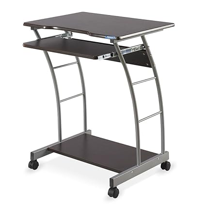 Nilkamal Leo Computer Trolley/Table (Brown)
