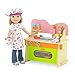 Emily Rose 14 Inch Doll Clothes | Pink Floral Doll Baking Outfit with Apron, Oven Mitts and Chef Hat | Made to Fit Most 14