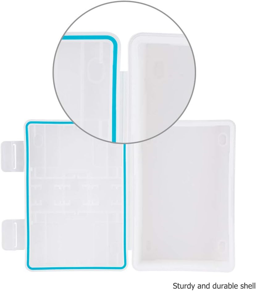 JJC Camera Battery Case Holder Box SD Card Carrying Storage for Canon LP-E17 LP-E12 LP-E6 Fujifilm NP-W126 NP-W235 Sony NP-FZ100 NP-FW50 Nikon EN-EL15 EN-EL14A and SD TF XQD CFexpress Type-B Cards - Image 4