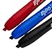 EXPO Low-Odor Dry Erase Click Retractable Marker Set, Chisel Tip, Assorted Colors, 4-Piece