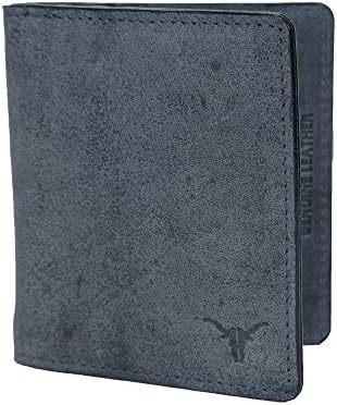 Leather Money Clip (Navy Blue)