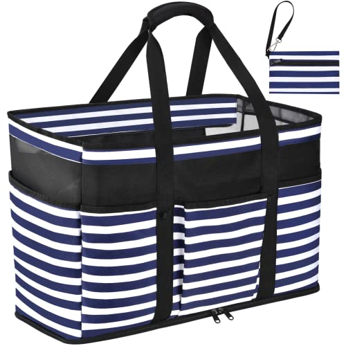 JUYANO Large Beach Bag with Zip, Waterproof Swimming Bag, Beach Bag, XXL Family Travel Bag, Beach Tote Bag, Shopper for Beach, Pool, Gym, Travel, 45 L
