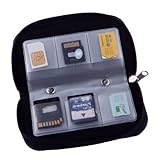 22 Slots Case Pouch Holder for Memory Card Sd Card.Memory Card Carrying Case Memory Card Holder (1 Pack)