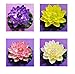 PIXHOTUL 10 Pcs Artificial Floating Pond Decoration Water Floating Lotus Flowers and Lotus Leaves for Pond Decor (7