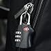 XCSOURCE 2pcs 3 Digit Combination Safe Travel Luggage Suitcase Code Lock (Black) HS206