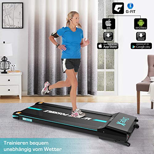 Dripex-Laufband-elektrisch-leise-Treadmill-1-6-kmh-einstellbar-500W-Motor-mit-Fernbedienung-und-LCE-Display-einfach-zu-transportieren-und-zu-lagern-geeignet-fuer-Buero-und-zuhause-OrangeBlau