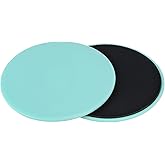 Fitness Disc Slides, 2pcs Discs Slider Fitness Disc Exercise Sliding Plate Sliding Discs Fitness Core Slider Workout for Gym, Home, Yoga, Pilates(Light Green)