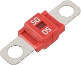BOJACK 50A AMI Midi Fuse 5PK Red High Current for Cars Trucks Construction view 2
