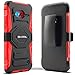 Lumia 640 Case, Evocel [New Generation Series] Belt Clip Holster, Kickstand, & Dual Layer for Microsoft Lumia 640, Red (EVO-NK640-XX03)