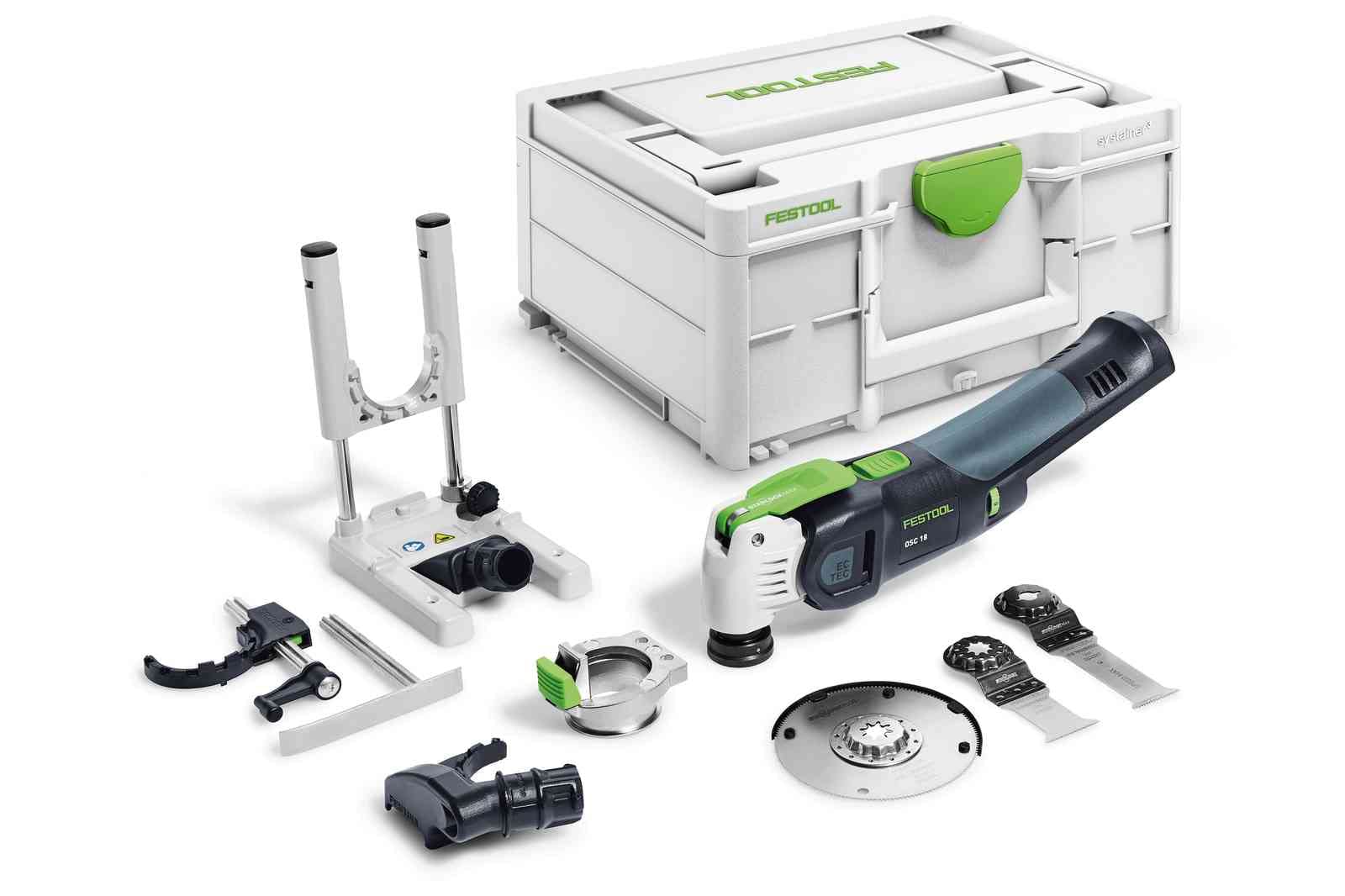 Festool 18v Cordless Oscillator Vecturo OSC 18 Basic Set