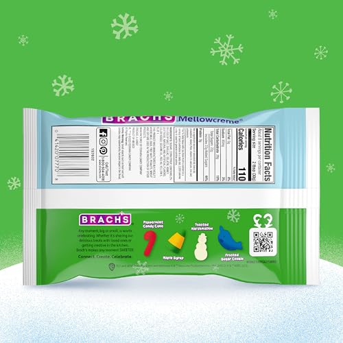 BRACH’S HOLIDAY ELF MELLOWCREME CANDY, 8OZ