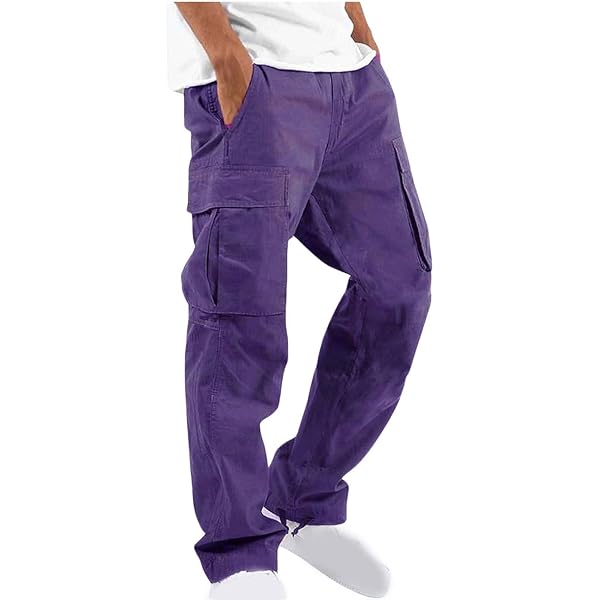 Amazon.com: Cargo Pants for Men Relaxed Fit Causal Slim