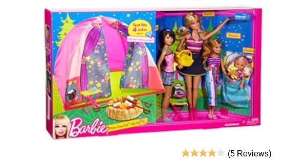 barbie camping tent
