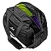 Coreal sport gym bag duffel bag with shoes compartment for men and women black