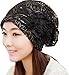 Womens Lace Flower Head Cap Beanie Hat Cap Turban