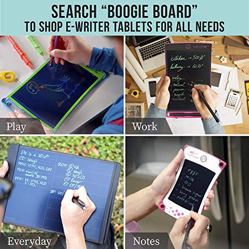 Boogie Board Jot 8.5 LCD Writing Tablet + Stylus Smart Paper for Drawing Note Taking eWriter - Gray with Bonus Folio Cover - Thumbnail 6