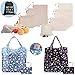 12 packs reusable produce bags washable eco friendly mesh grocery bags, 2 reusable grocery shopping bags and 10 washable muslin cotton bags for food, fruits, veggies grain, things storage