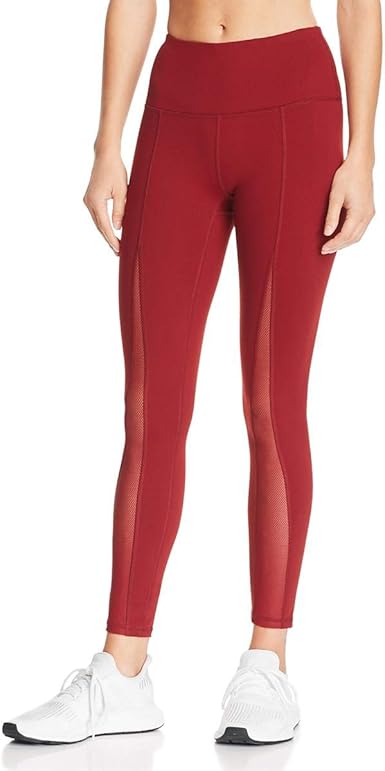 womens red workout leggings