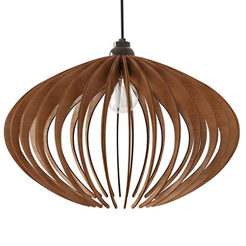 Wood pendant light, wood chandelier, wood ceiling lamp, modern chandelier, ceiling fixture, wood light fixture, wooden, industrial, lamp - Thumbnail 6