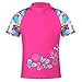 TFJH E Girls Swimsuit UPF 50+ UV Two Piece Swimwear Butterflys Short 7-8 Years 8A