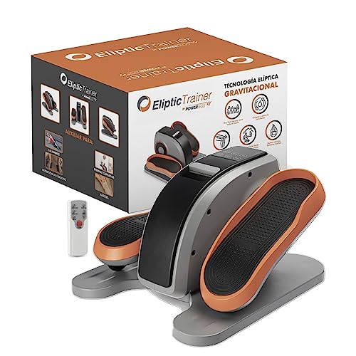 POWER LEGS Maquina Caminadora Elíptica Motorizada Eliptic Trainer compacta con 3 Programas de Entrenamiento pre-programados y 10 velocidades | Recupera Movilidad y Alivia Cansancio Muscular