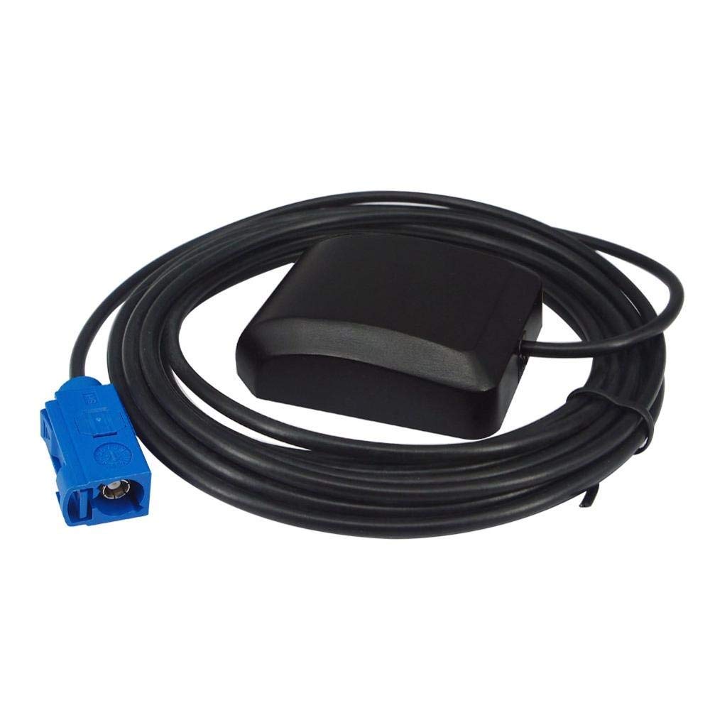 YILIANDUO GPS Antenna Aerial Fakra C Female Plug Vehicle Active GPS Navigation Aerial with RG174 3M Cable for Dash DVD Head Unit Stereos