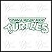 Teenage Mutant Ninja Turtles LOGO, TMNT-inspired Fan Art Vinyl Car/Laptop Decal