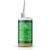 JB Industries Multi-Purpose Lubricating Oil 4 oz &ndash; All-Purpose Oil for Home, Automotive &amp; Shop Use, Long-Lasting Anti-Rust Machine Oil with Precision Drip Applicator for Hinges, Wheels, Tools, &amp; More