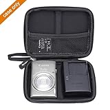 Aproca Hard Travel Storage Case for Canon PowerShot ELPH 180 Digital Camera (Grey)