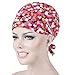 kilofly 4pc Women Men Adjustable Scrub Cap Sweatband Bouffant Hats Value Set