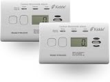 Kidde 10LLDCO Carbon Monoxide Detector Digital Display 2 Pack Ten Year Battery