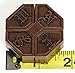 CB Metal Brain Teaser Puzzle (Level 6), Brown