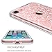 Clear iPhone 7 Case for girls, iPhone 8 Case,LUHOURI White Henna Mandala Floral Case, Transparent Plastic with Clear TPU Bumper Protective Back Phone Case Cover for iPhone 7/iPhone 8 (4.7 Inch)