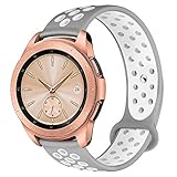 Compatible for Samsung Galaxy Watch 42mm Band/Galaxy Watch Active 40mm Bands,YiJYi 34mm Silicone Strap Sports Replacement Wristband for Women Men