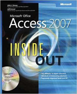Microsoft Office Access 2007 Inside Out Microsoft Office Access 2007 Inside Out